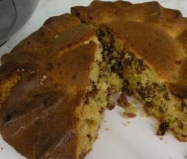 Cake fondant aux raisins