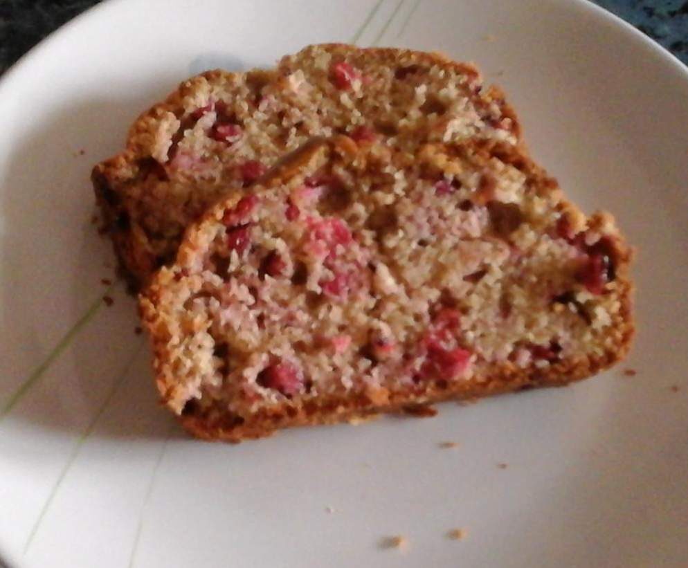 Cake groseilles noisette