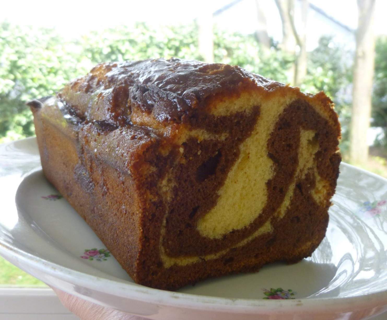 CAKE MARBRE MOELLEUX AU CHOCOLAT