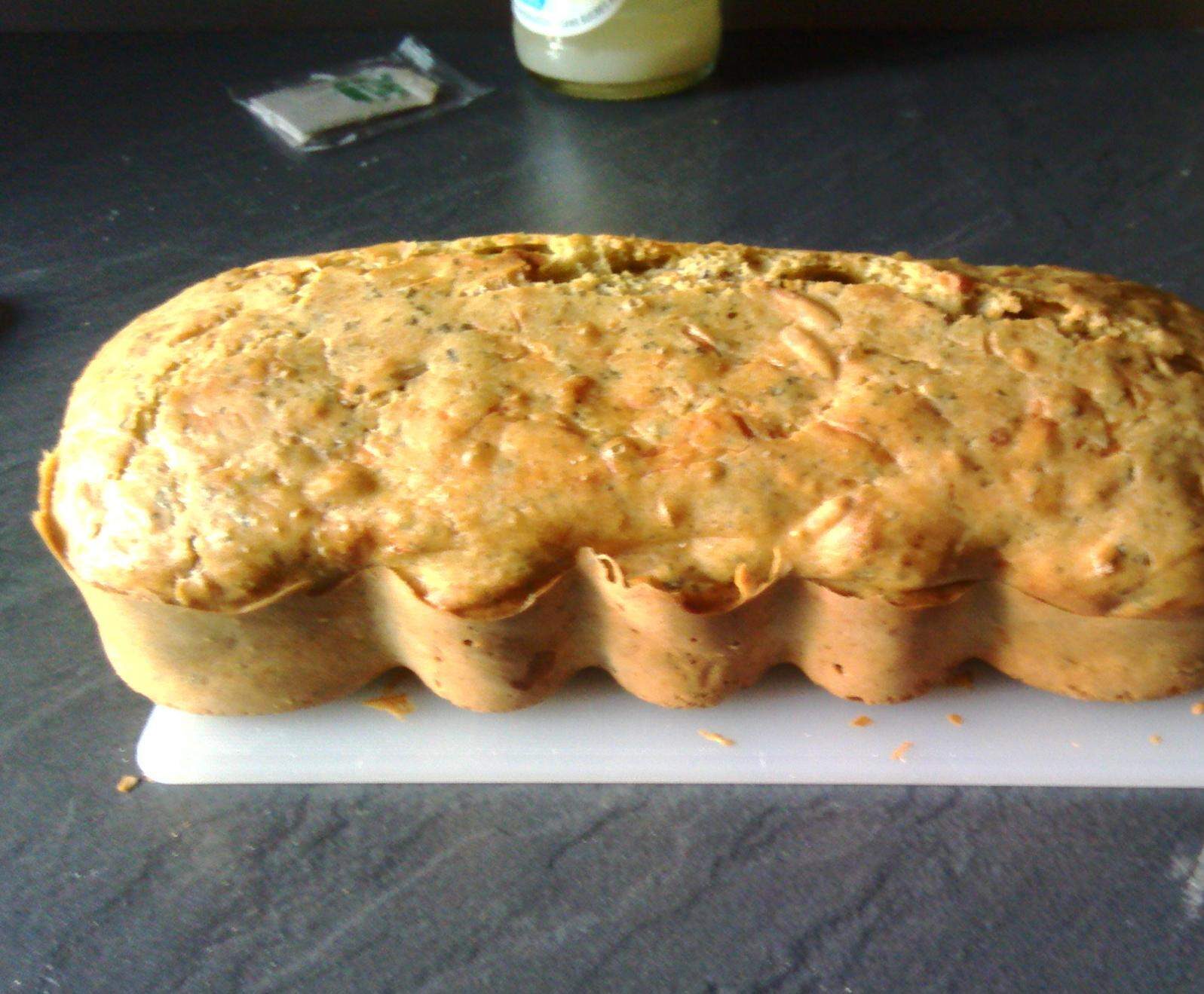 Cake pesto-pignon de pin