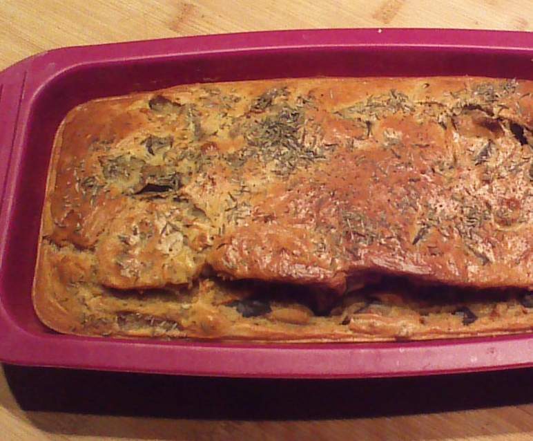 Cake Provençal, Aubergines / Tomate