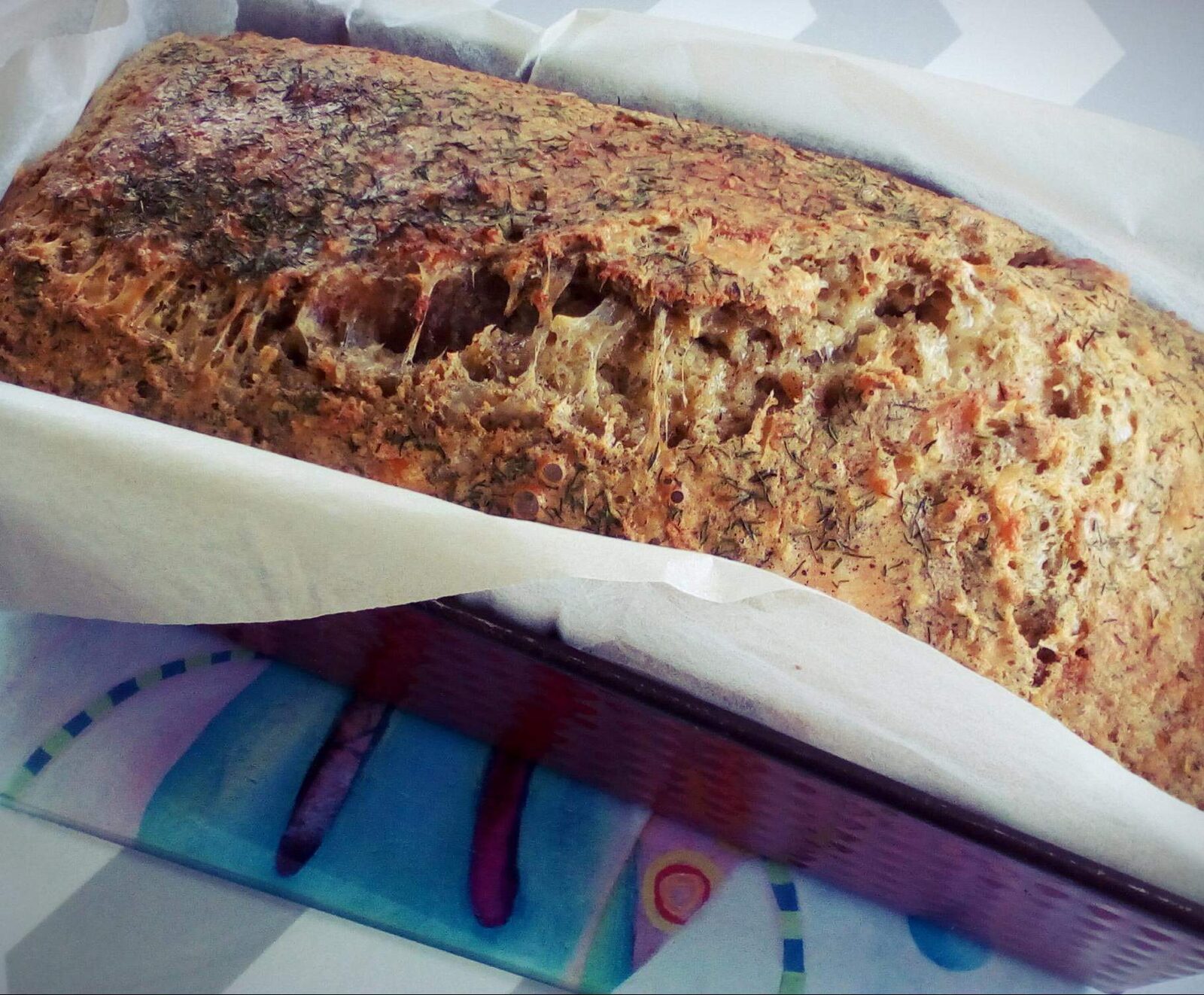 cake salé au saumon et sarrasin