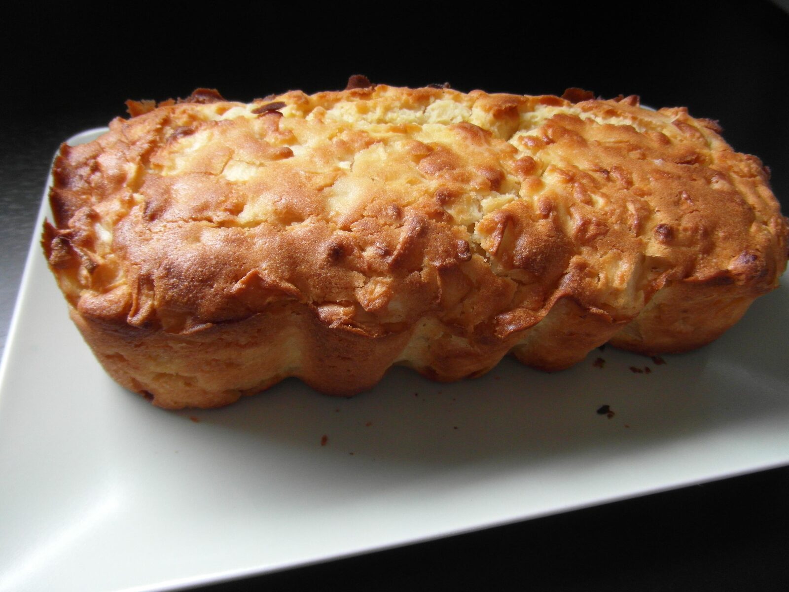 cake ultra moelleux aux pommes et au citron