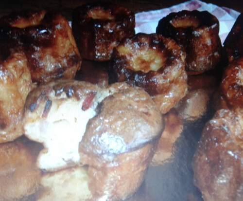 cannelés ideal pour aperitif ou a emporter aux lardons emmental piment d’espelette
