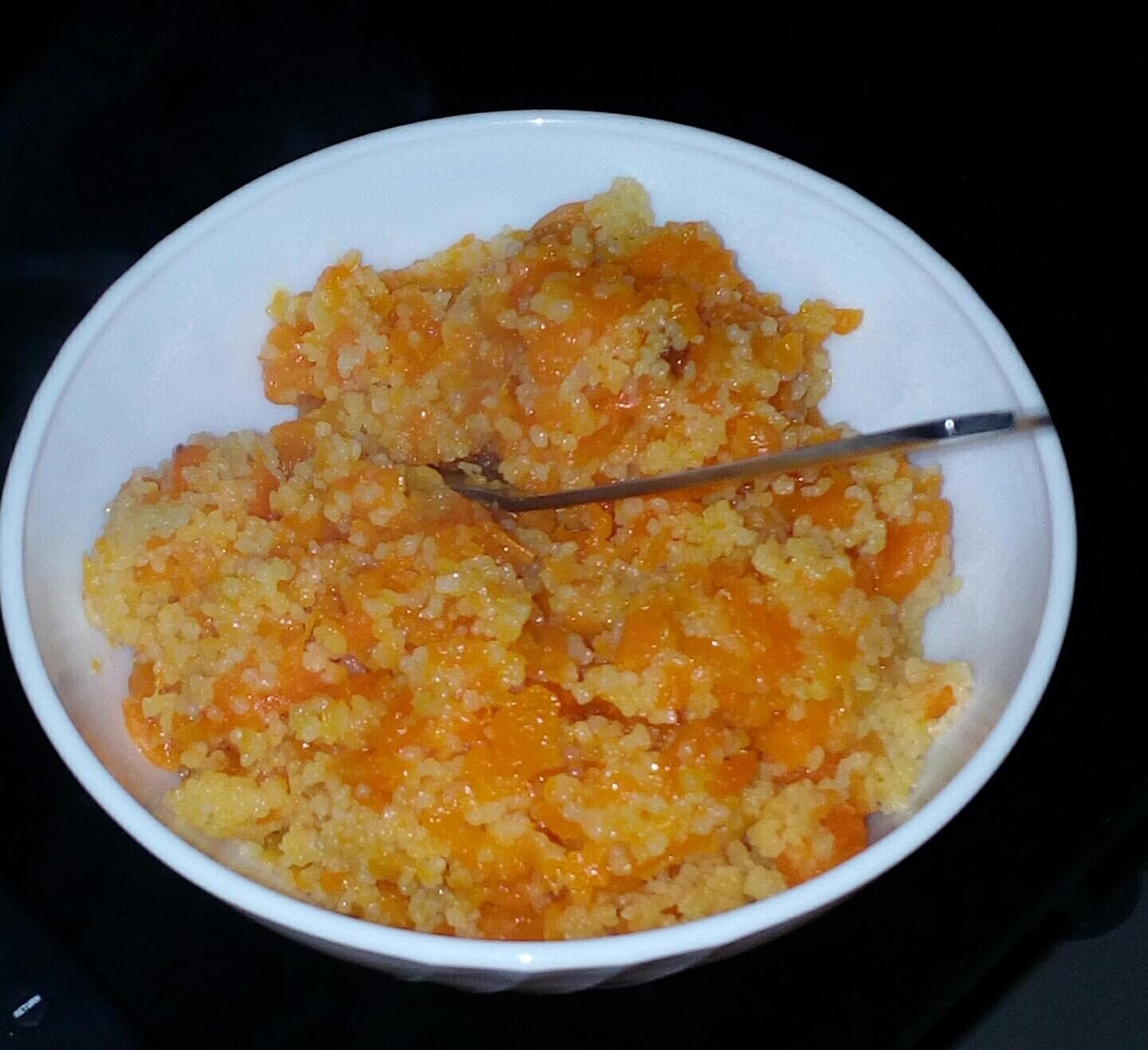 Carottes goût vichy - Semoule