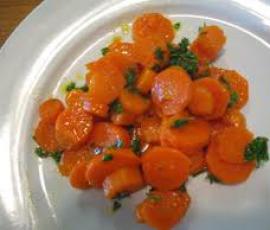 carottes vapeur sauce acidulée