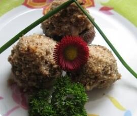 Champignons farcis au jambon