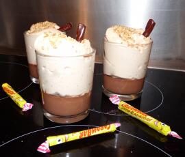Chantilly au carambar sur lit de truffon
