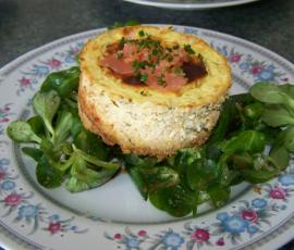 cheese-cake au saumon fumé