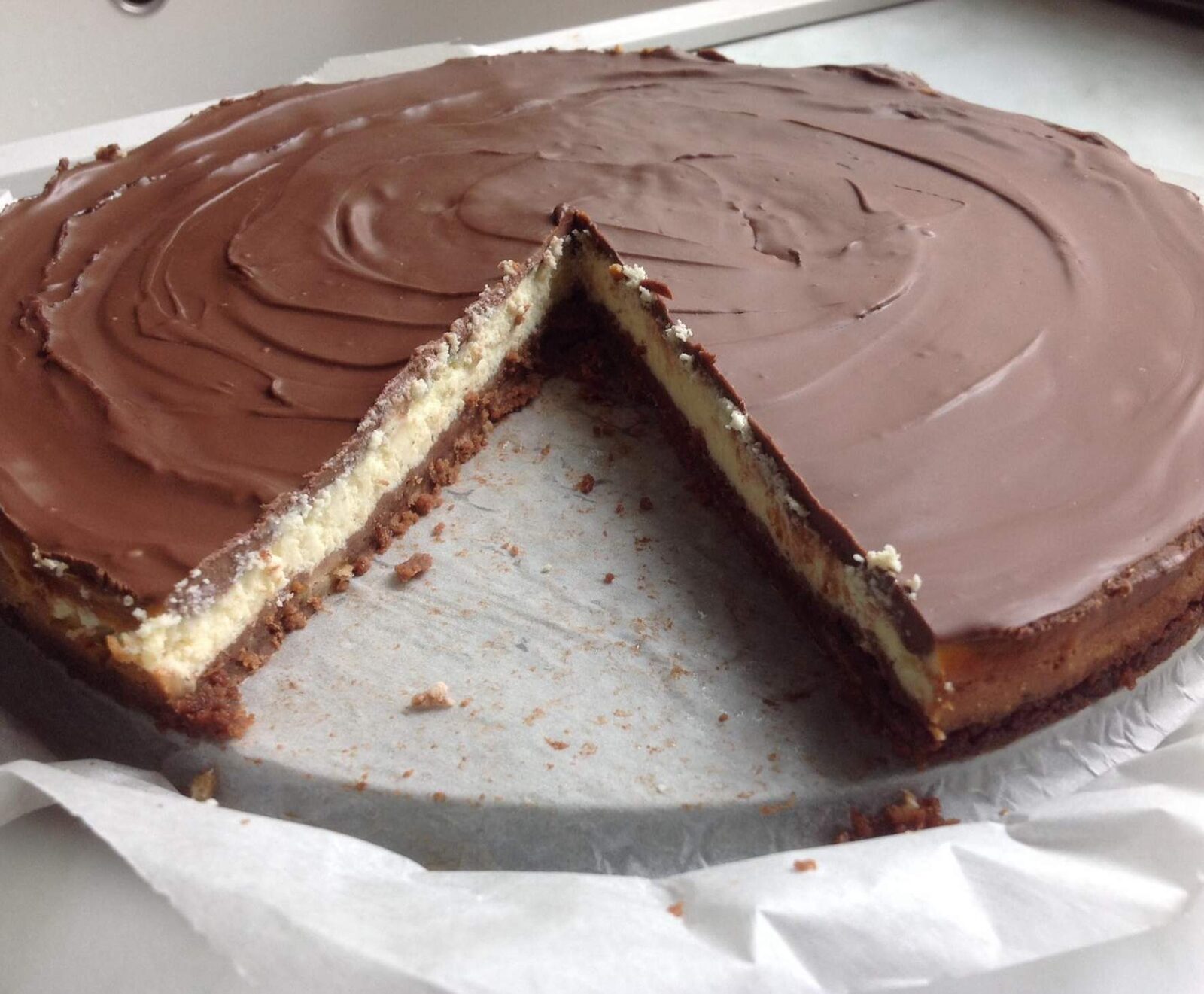 Cheese cake vanille Nutella