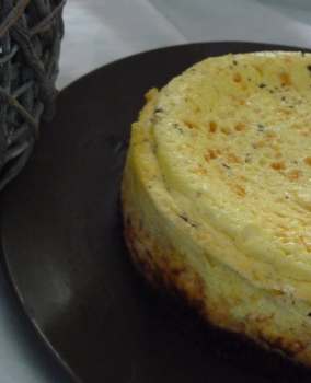 Cheesecake aux pépites de chocolat façon stracciatella