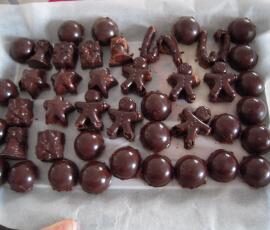 Chocolats maison croustillants