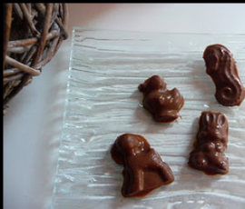 Chocolats maison fourrés à la ganache (de Pâques, de Noël)