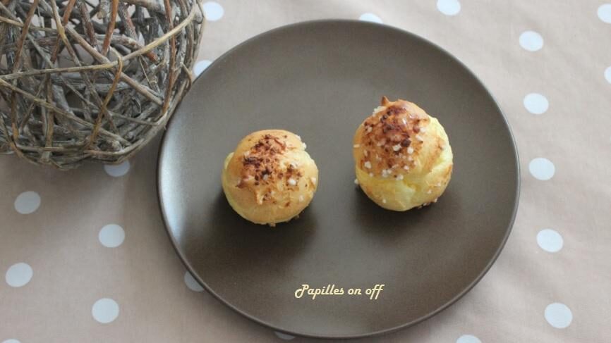 Chouquettes au pralin