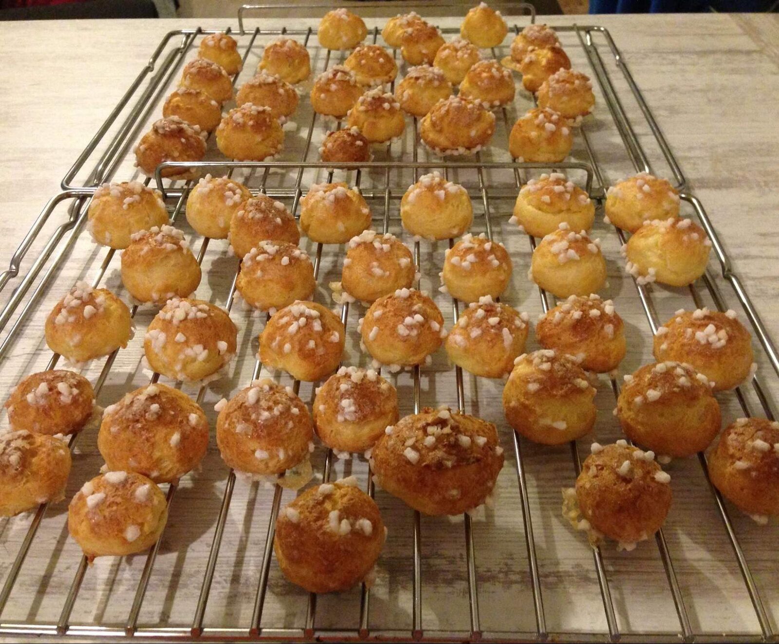 Chouquettes avec cuisson lente de Damien Pichon