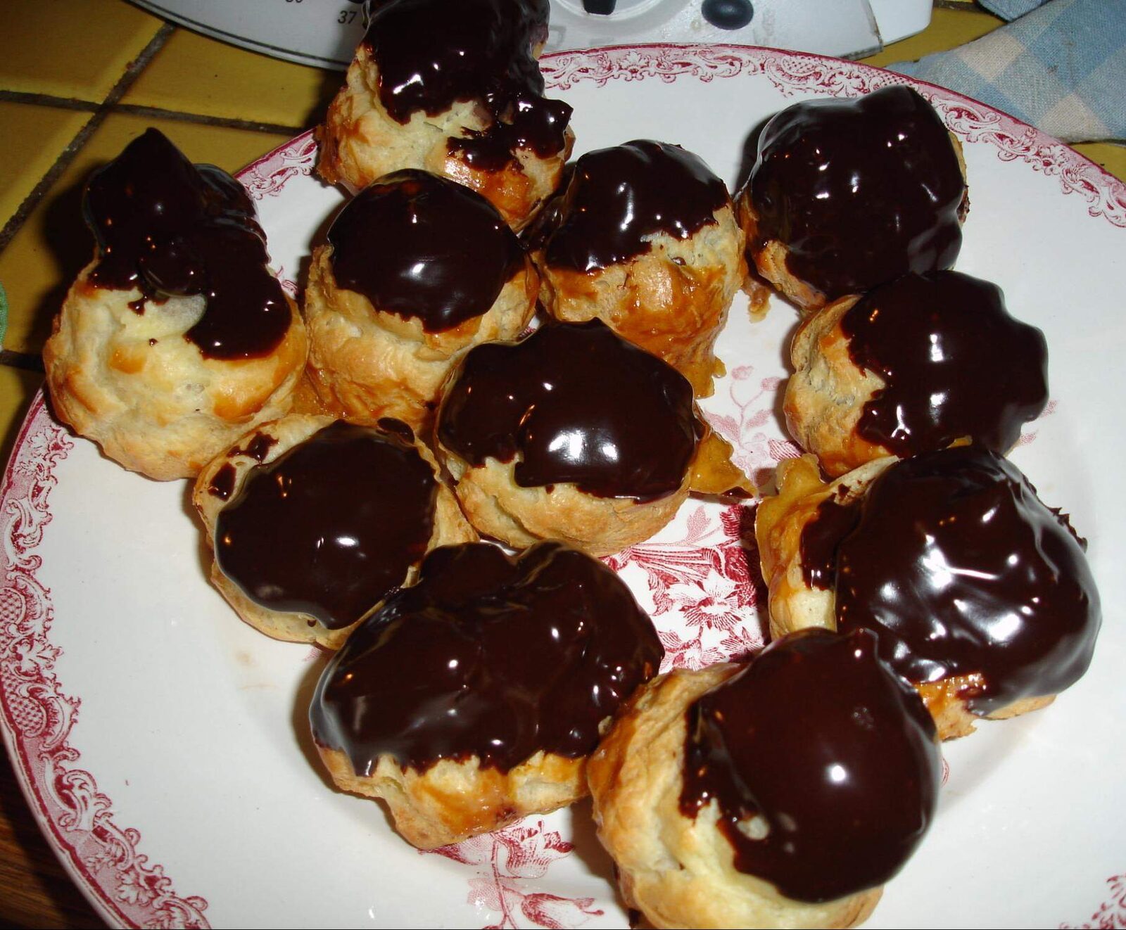 Choux au chocolat sans gluten