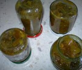 Chutney aux tomates vertes