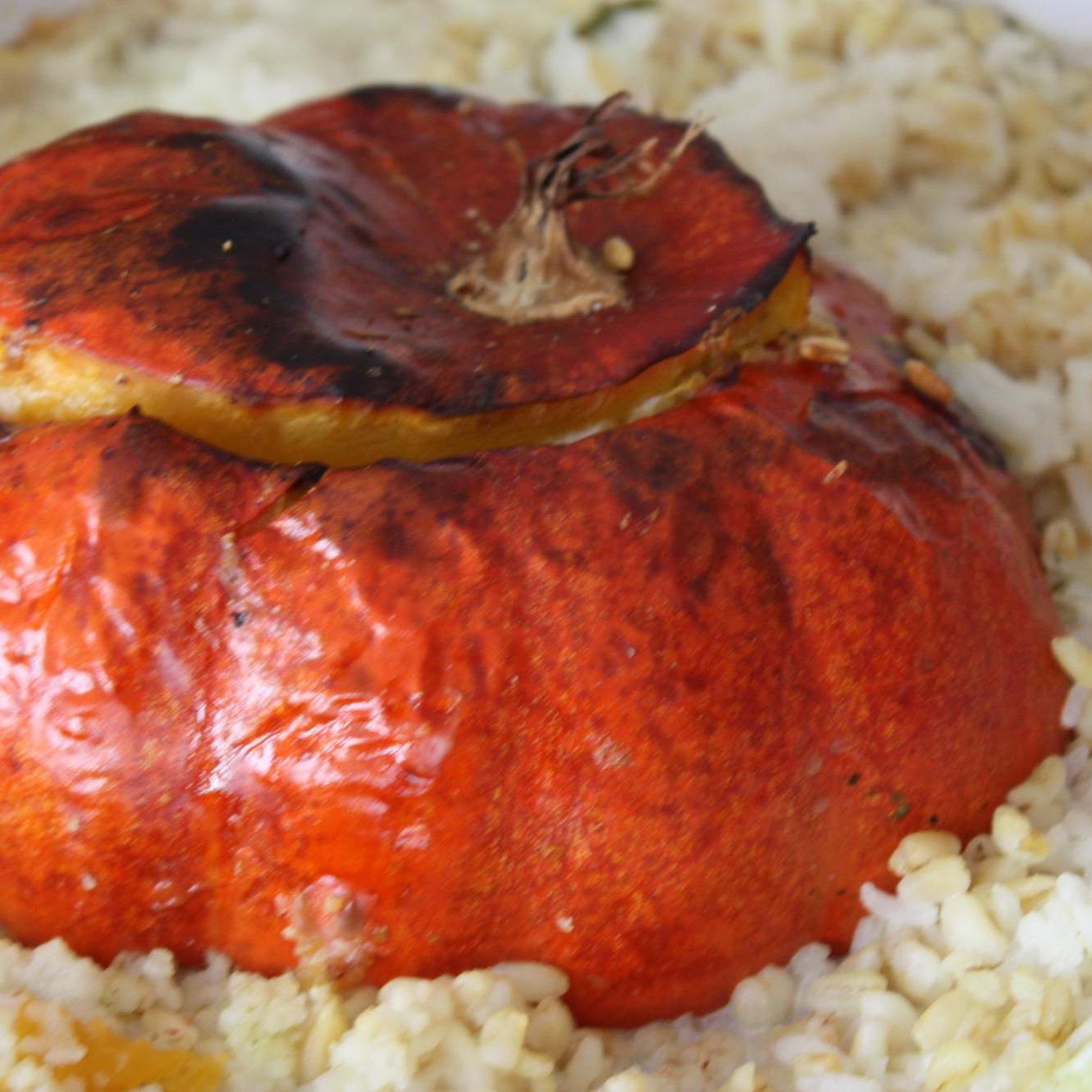 Citrouille farcie (façon pâtisson farcie)