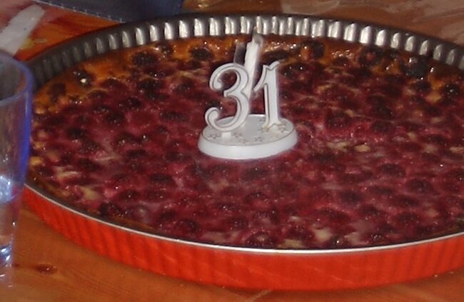 Clafoutis aux framboises