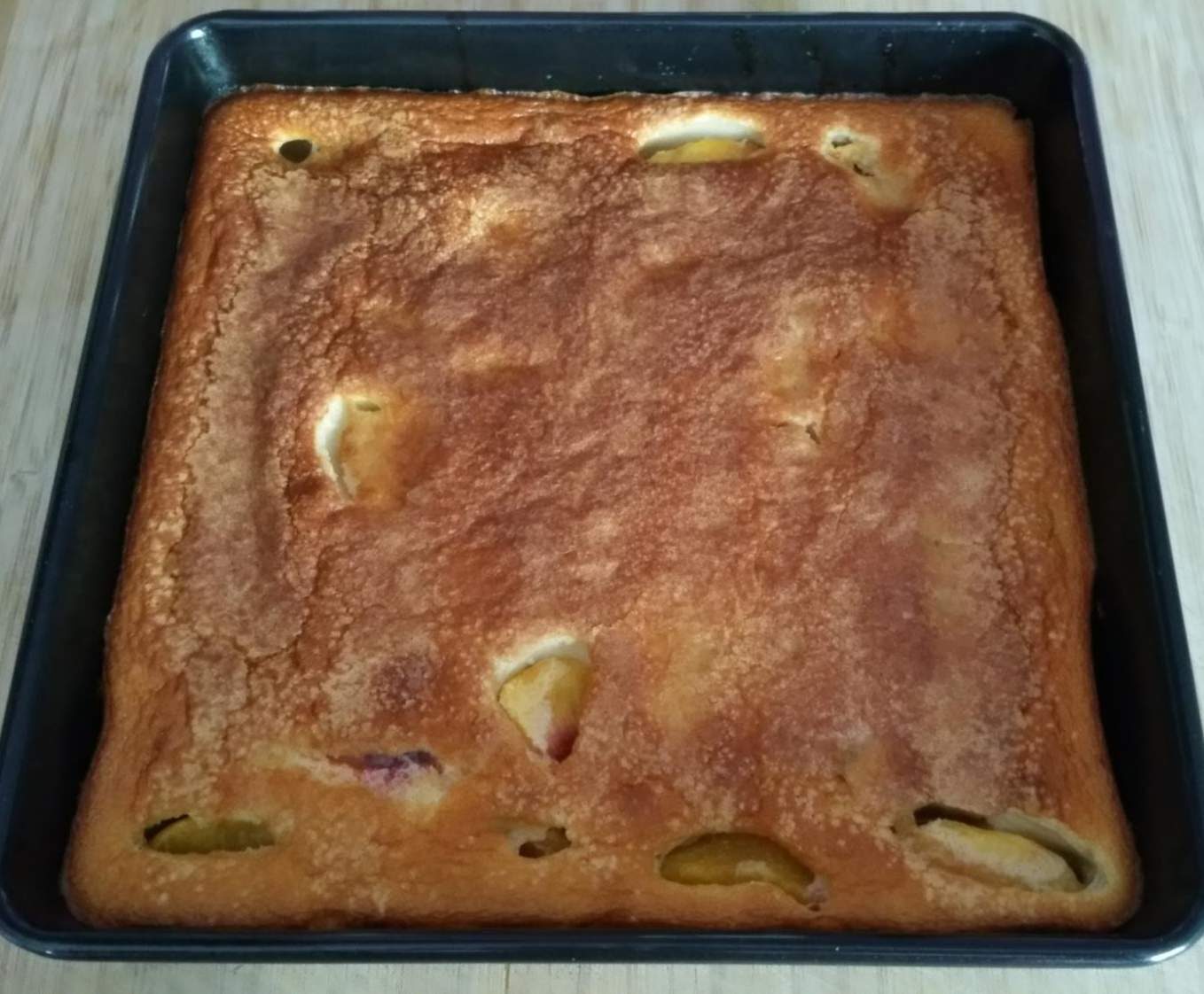 Clafoutis aux pêches