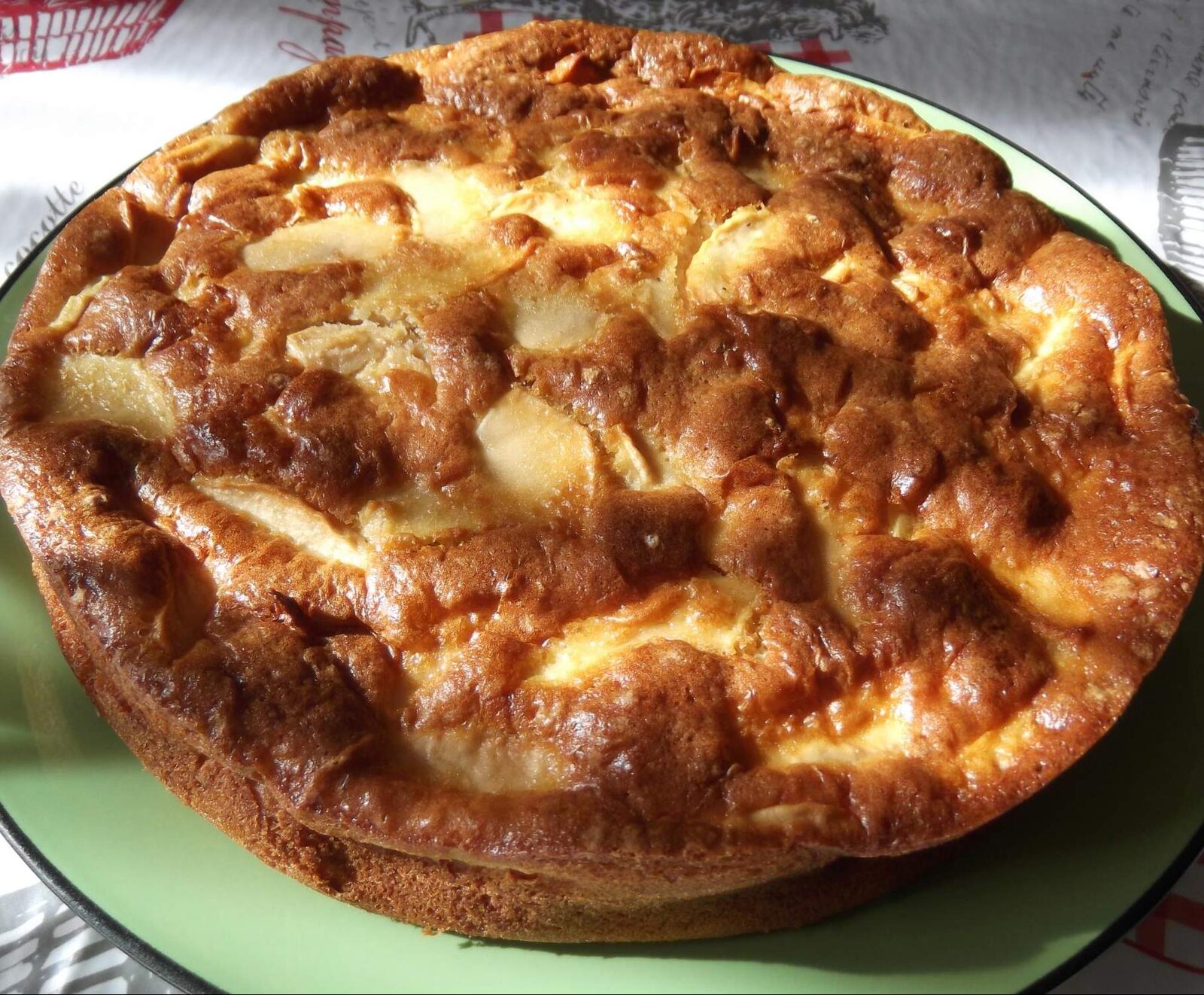 Clafoutis aux pommes acidulées