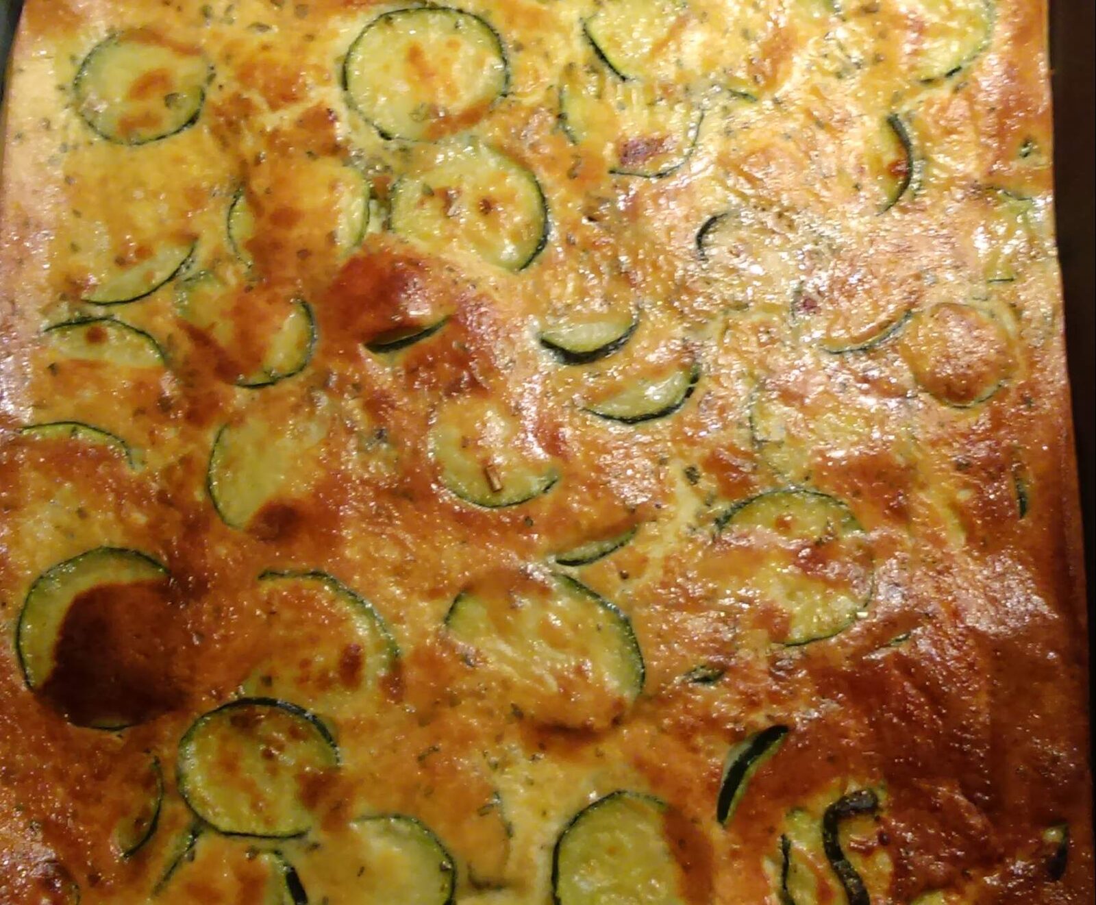 CLAFOUTIS COURGETTES ET FROMAGE DE CHEVRE