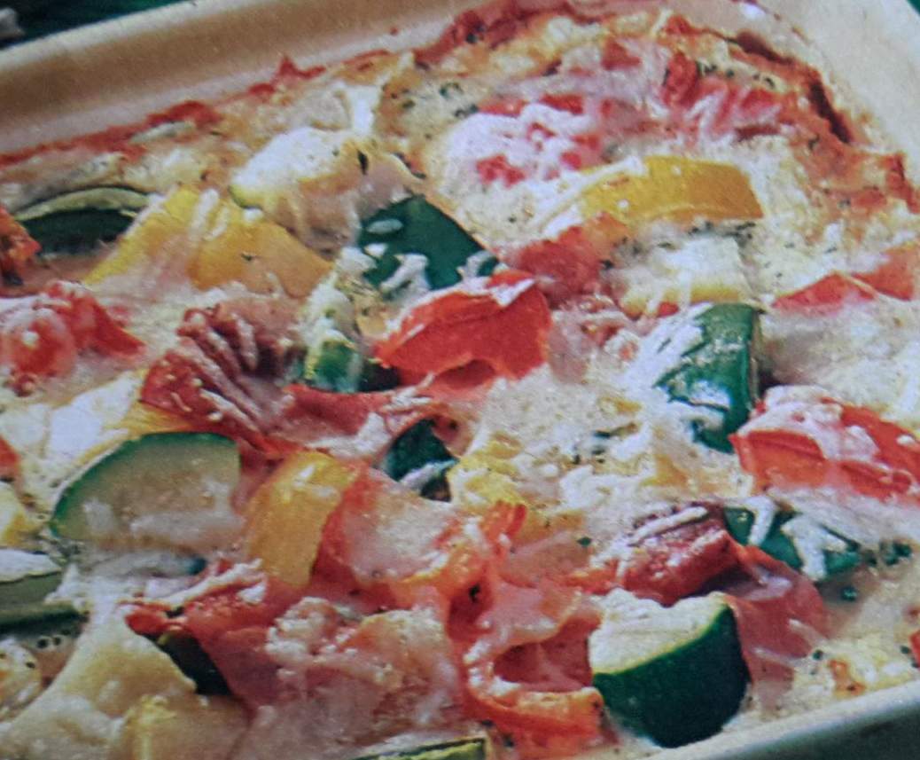 Clafoutis de légumes et cabillaud