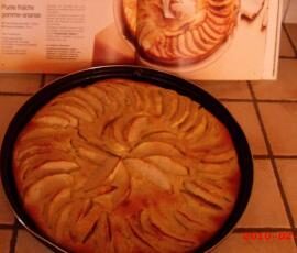 Clafoutis de pommes à la coco