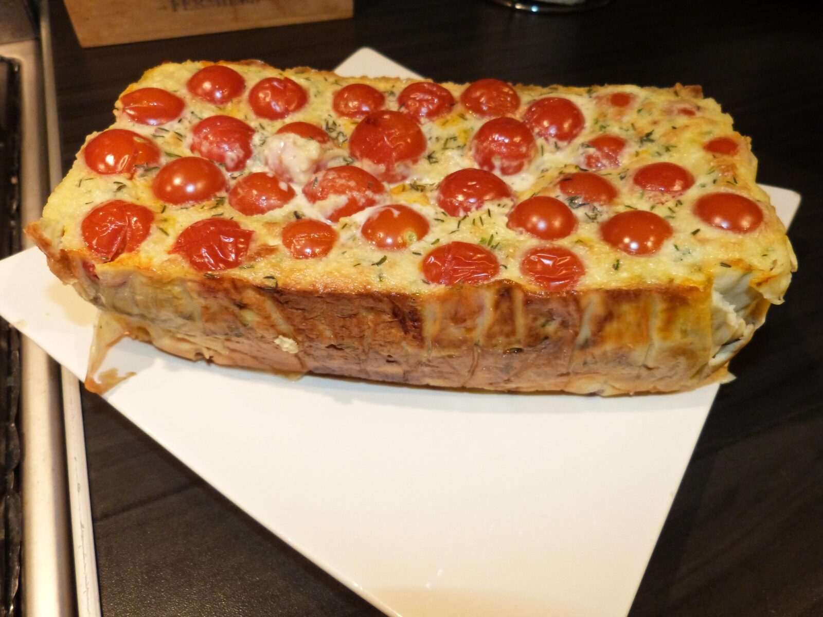 clafoutis de tomates et légumes d'été