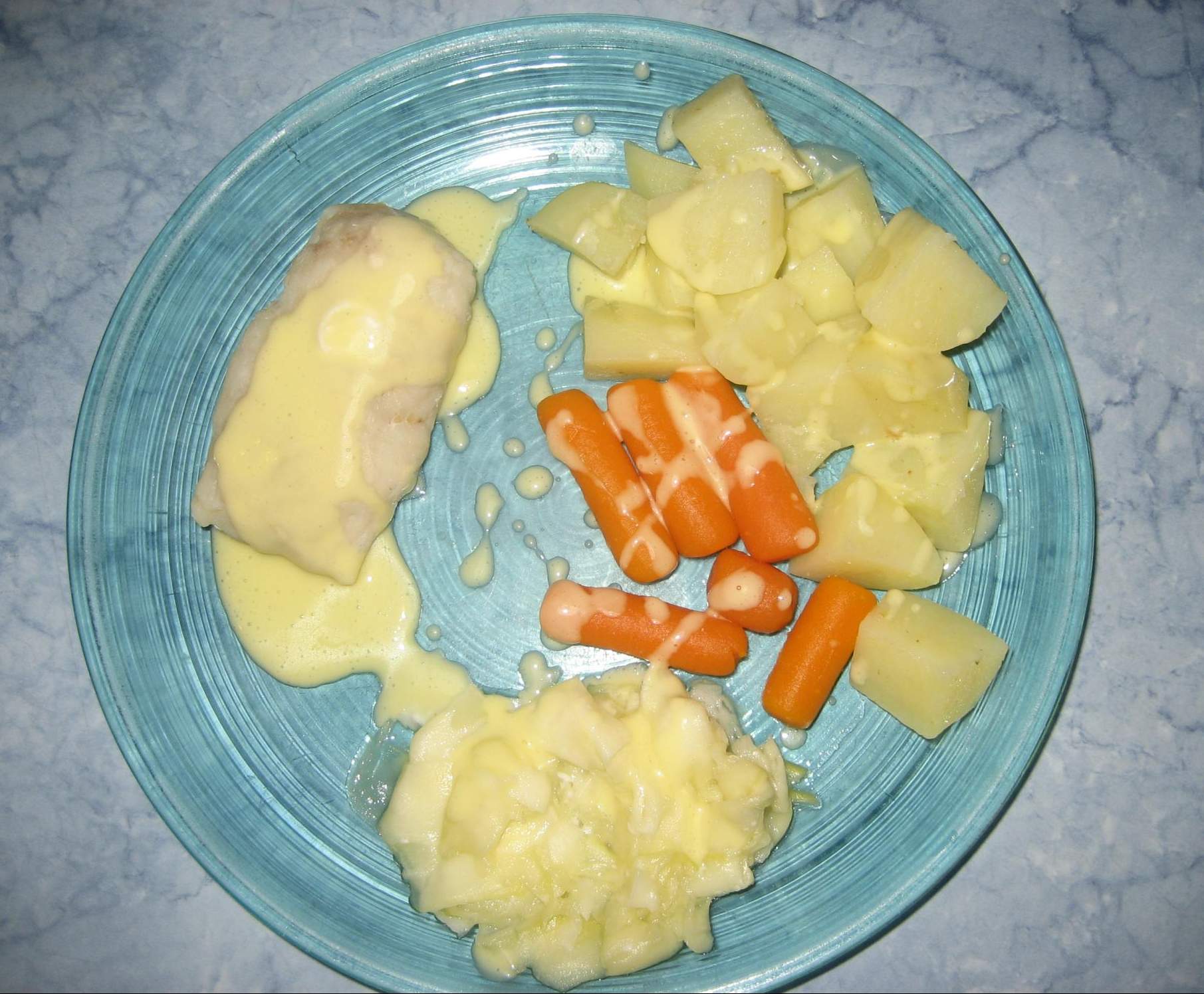 Coeur de cabillaud et ses légumes