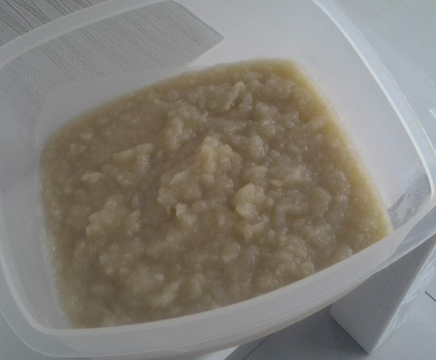 compote de pomme vanille