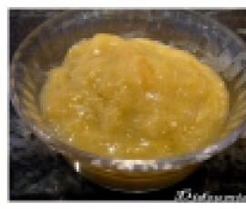 COMPOTE DE RHUBARBE MAISON