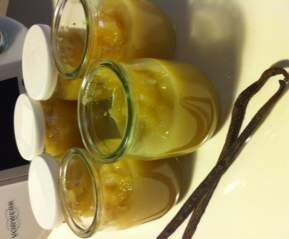 Compote pommes poires cannelle vanille sans sucre ajouté