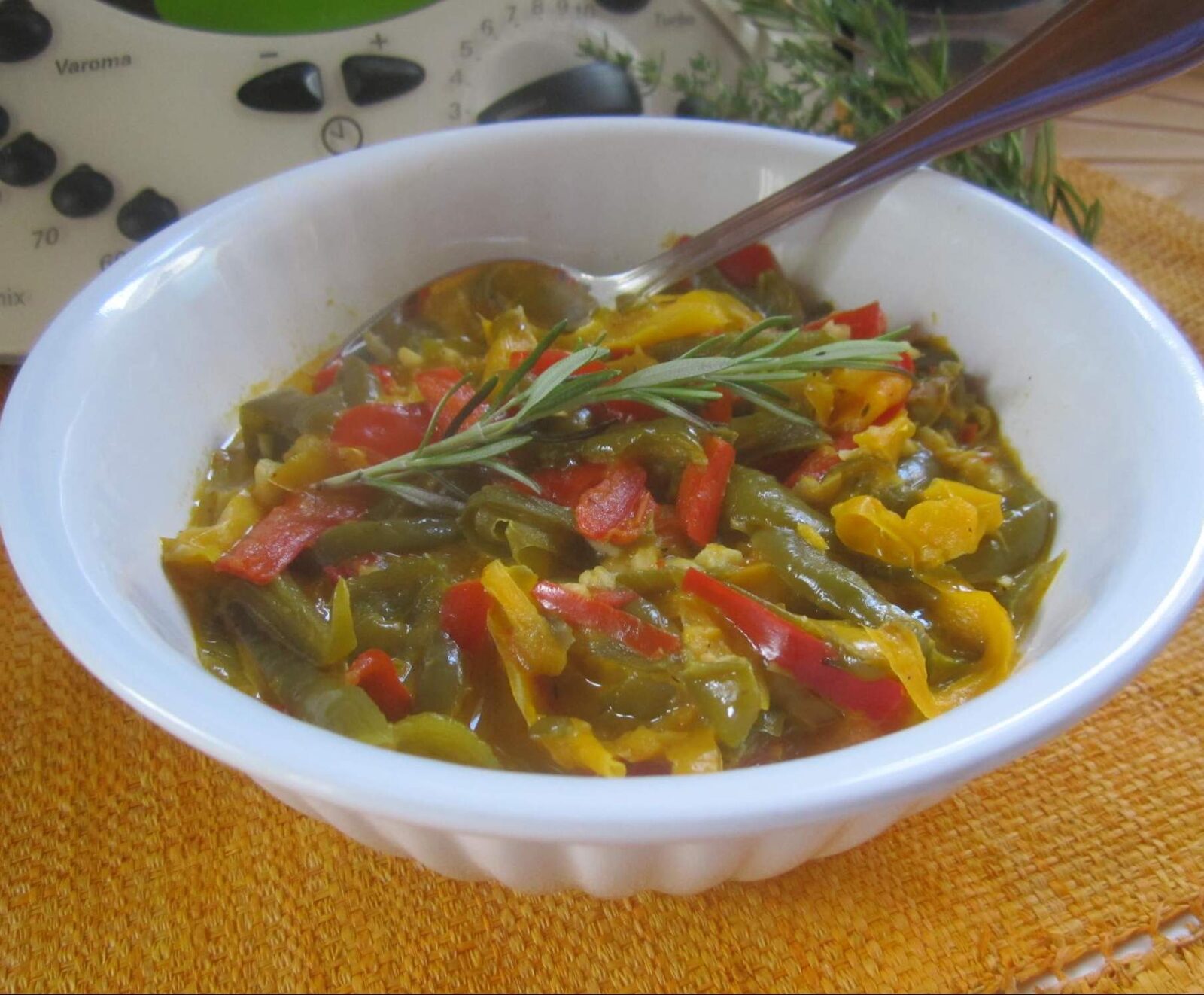 Compotée de poivrons