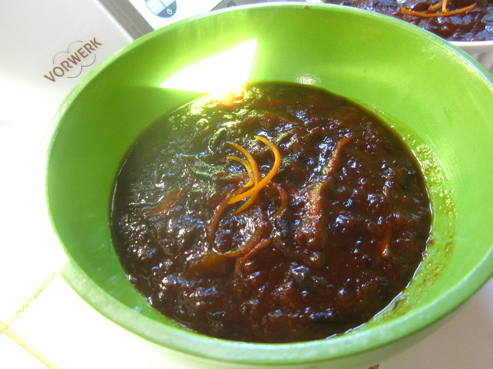 Compotée de pruneaux à l'orange