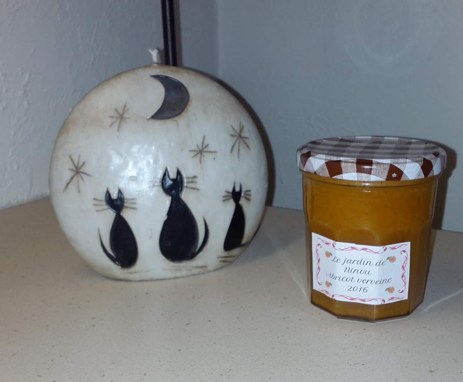Confiture abricot verveine