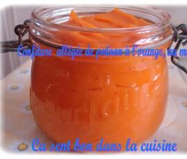 Confiture allégée de potiron à l'orange et au miel