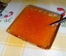 Confiture de carottes aux agrumes