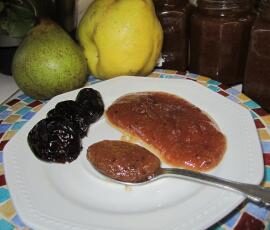 Confiture de coings-poires-pruneaux