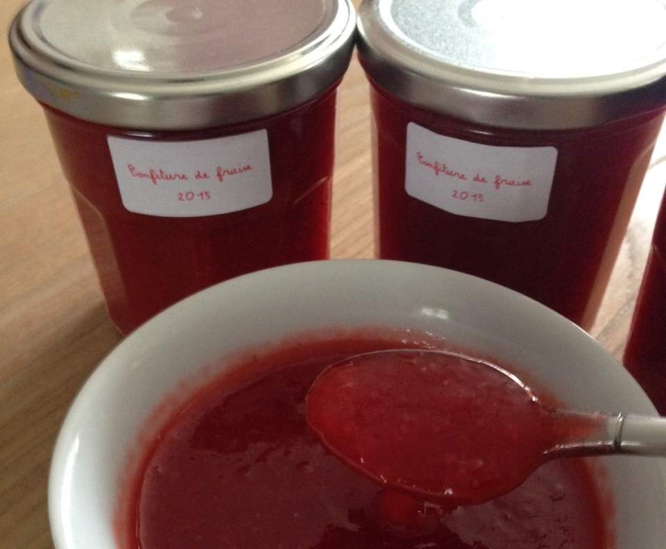 Confiture de fraise allégée