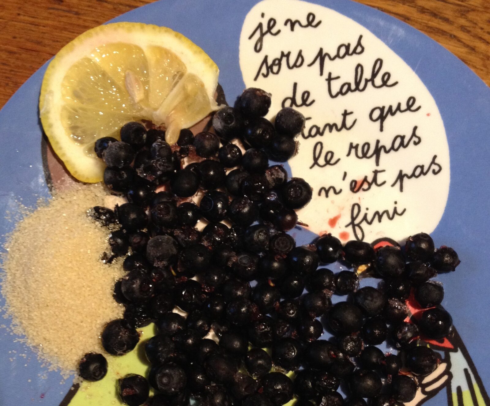 confiture de myrtilles sauvages