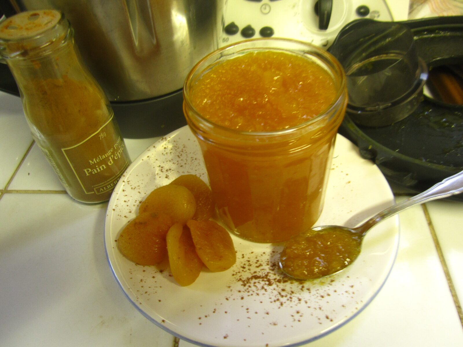 Confiture de potiron-abricots-orange aux saveurs épicées