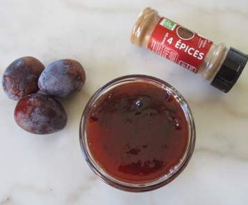 Confiture de prunes parfumée aux 4 épices