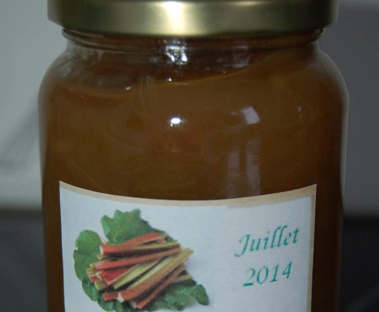 Confiture de rhubarbe