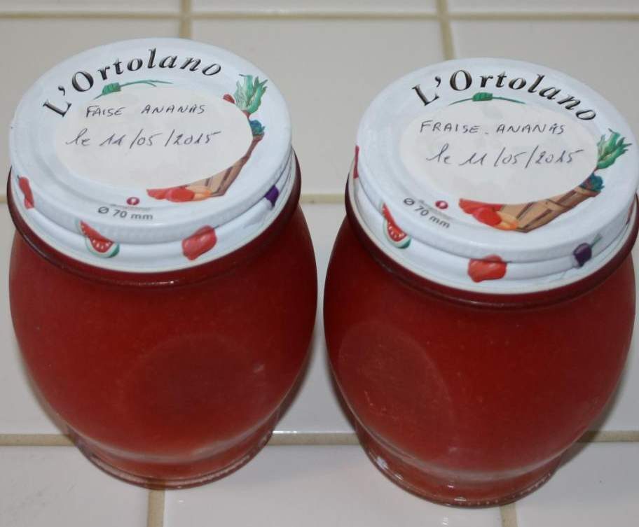 CONFITURE FRAISE ANANAS