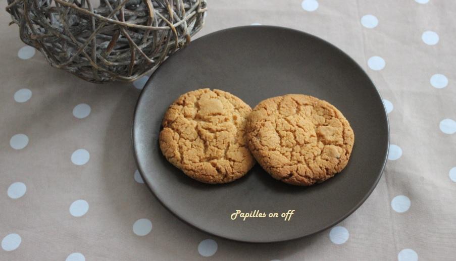 Cookies au beurre de cacahuètes et pépites de chocolat