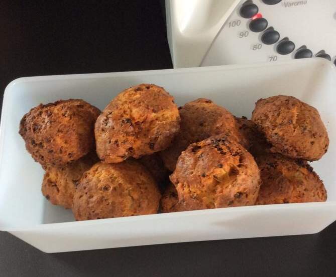 Cookies chorizo moutarde à l ancienne et gruyère