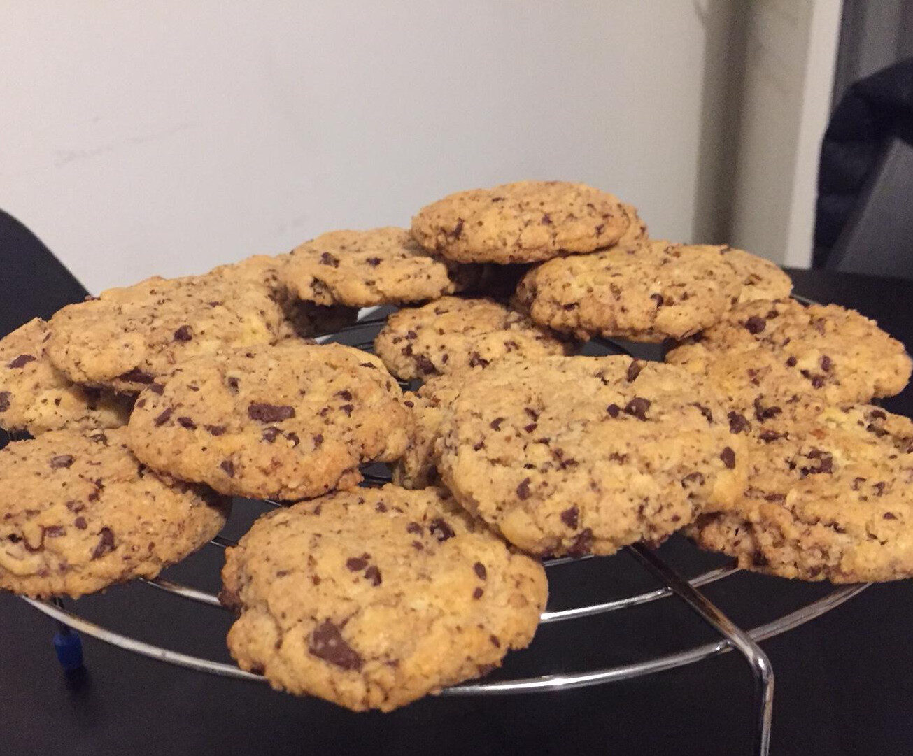Cookies moelleux aux pépites de chocolat et noix de pécan