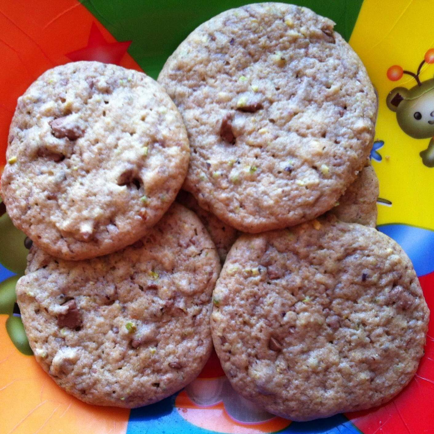 COOKIES MOELLEUX PISTACHE-PRALINE