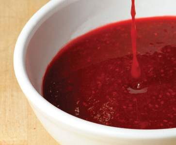 Coulis de framboises 